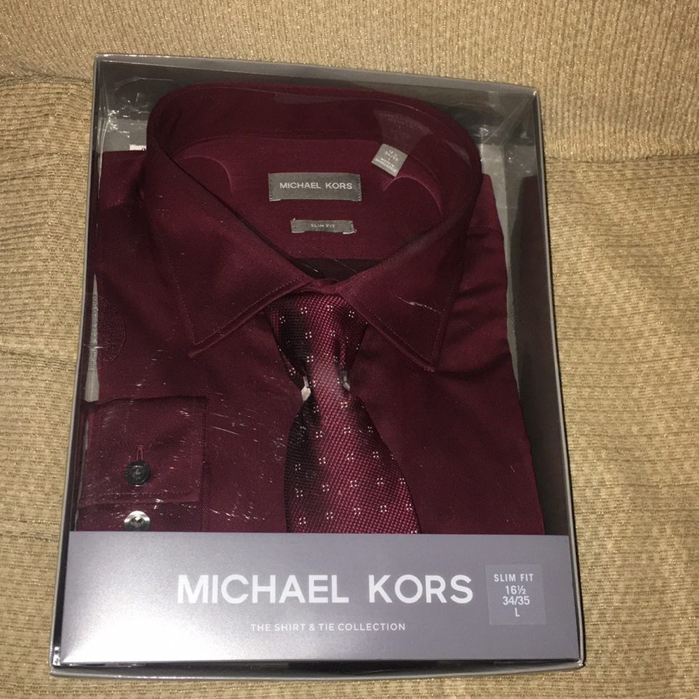 🍷NWT Michael Kors - The Shirt & Tie Collection